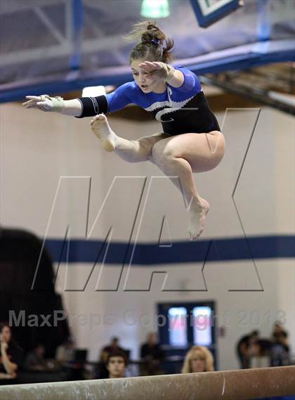 Thumbnail 1 in CHSAA 5A State Gymnastics Championships photogallery.