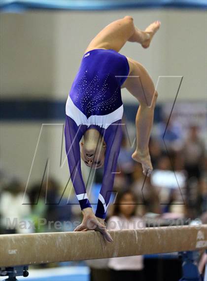 Thumbnail 2 in CHSAA 5A State Gymnastics Championships photogallery.