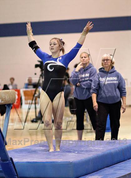 Thumbnail 2 in CHSAA 5A State Gymnastics Championships photogallery.