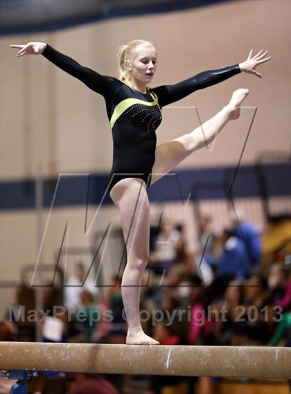 Thumbnail 3 in CHSAA 5A State Gymnastics Championships photogallery.
