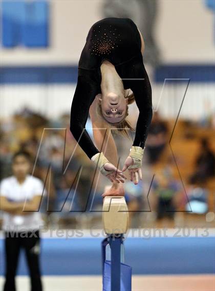 Thumbnail 1 in CHSAA 5A State Gymnastics Championships photogallery.