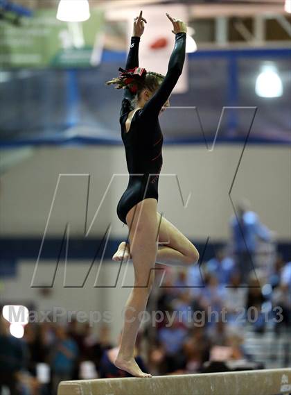 Thumbnail 3 in CHSAA 5A State Gymnastics Championships photogallery.