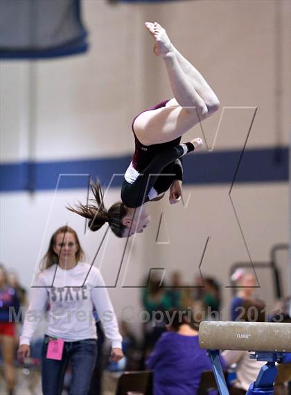 Thumbnail 1 in CHSAA 5A State Gymnastics Championships photogallery.