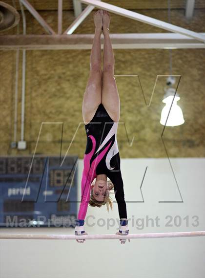Thumbnail 3 in CHSAA 5A State Gymnastics Championships photogallery.
