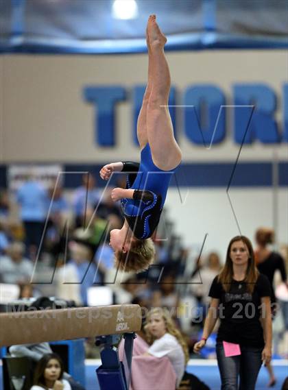 Thumbnail 1 in CHSAA 5A State Gymnastics Championships photogallery.