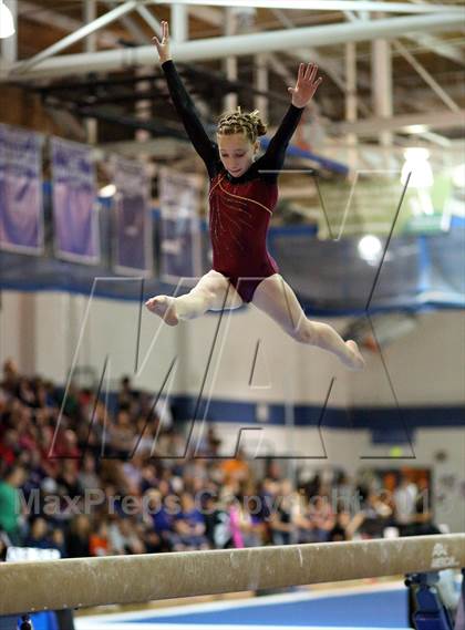 Thumbnail 2 in CHSAA 5A State Gymnastics Championships photogallery.
