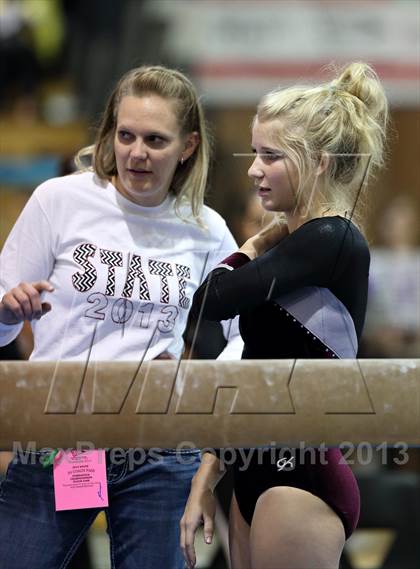 Thumbnail 2 in CHSAA 5A State Gymnastics Championships photogallery.