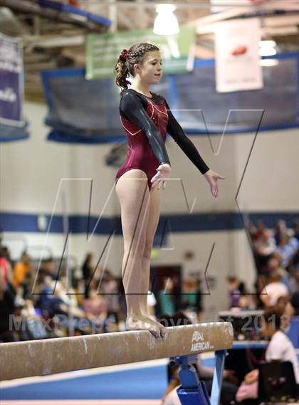 Thumbnail 1 in CHSAA 5A State Gymnastics Championships photogallery.
