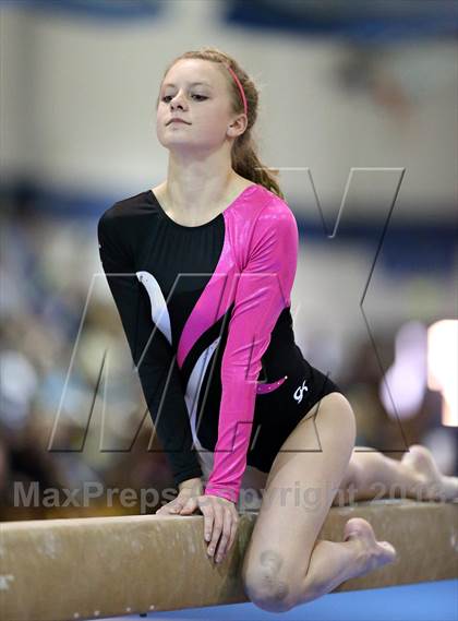 Thumbnail 3 in CHSAA 5A State Gymnastics Championships photogallery.