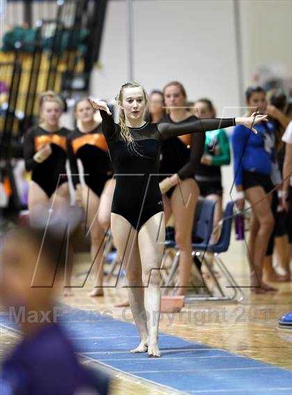 Thumbnail 3 in CHSAA 5A State Gymnastics Championships photogallery.
