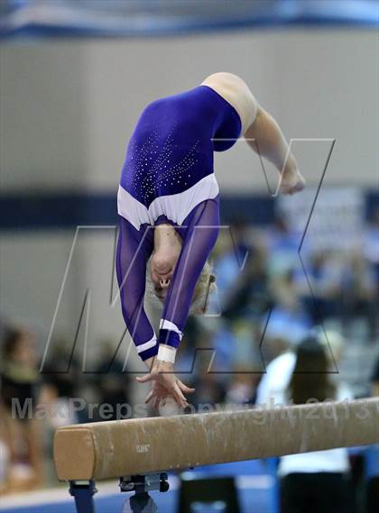 Thumbnail 1 in CHSAA 5A State Gymnastics Championships photogallery.