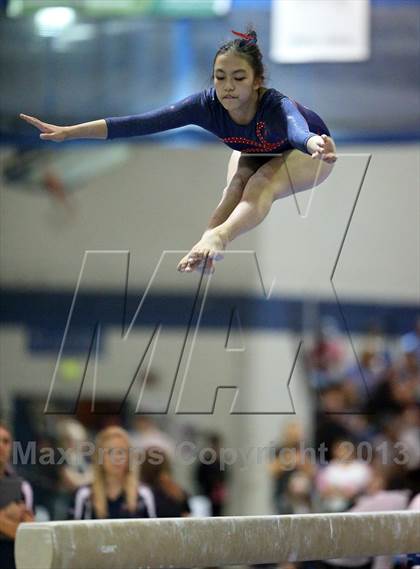 Thumbnail 1 in CHSAA 5A State Gymnastics Championships photogallery.