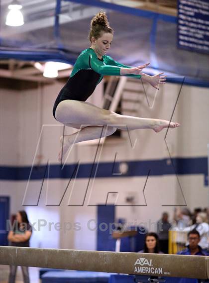 Thumbnail 1 in CHSAA 5A State Gymnastics Championships photogallery.