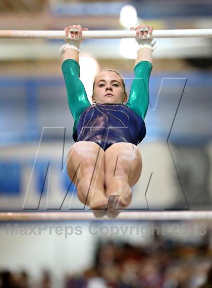 Thumbnail 1 in CHSAA 5A State Gymnastics Championships photogallery.