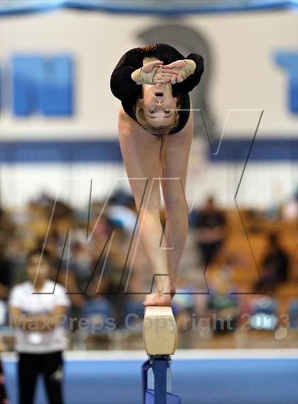Thumbnail 3 in CHSAA 5A State Gymnastics Championships photogallery.