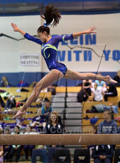 Thumbnail 1 in CHSAA 5A State Gymnastics Championships photogallery.