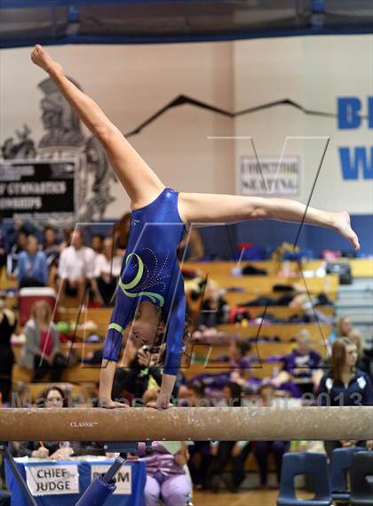 Thumbnail 3 in CHSAA 5A State Gymnastics Championships photogallery.
