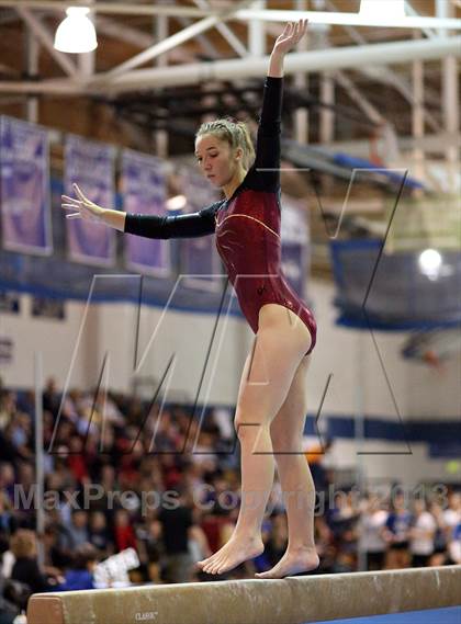 Thumbnail 2 in CHSAA 5A State Gymnastics Championships photogallery.
