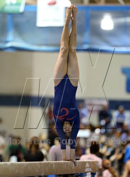 Thumbnail 3 in CHSAA 5A State Gymnastics Championships photogallery.
