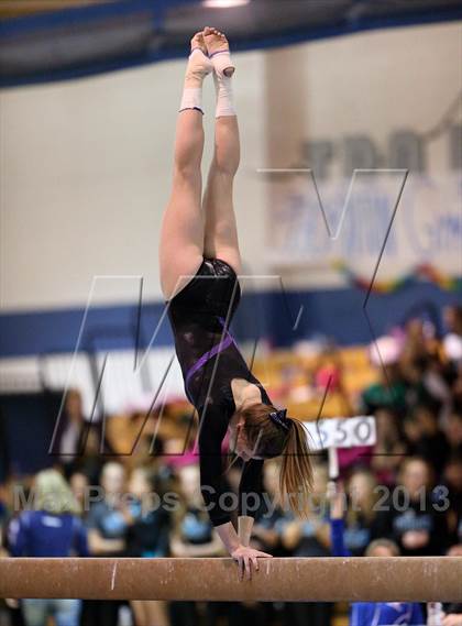 Thumbnail 1 in CHSAA 5A State Gymnastics Championships photogallery.