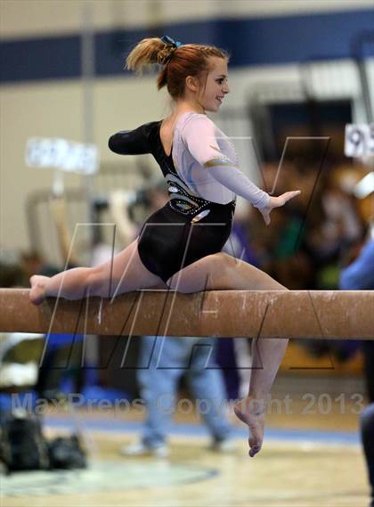 Thumbnail 1 in CHSAA 5A State Gymnastics Championships photogallery.