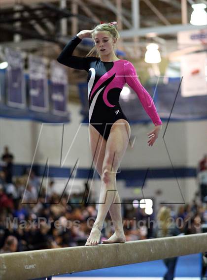 Thumbnail 1 in CHSAA 5A State Gymnastics Championships photogallery.