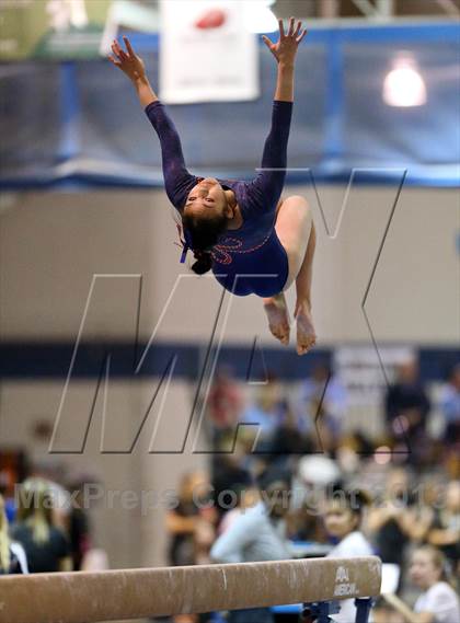 Thumbnail 3 in CHSAA 5A State Gymnastics Championships photogallery.
