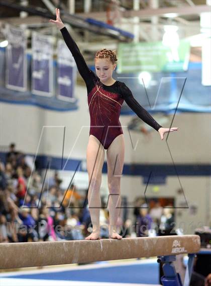 Thumbnail 1 in CHSAA 5A State Gymnastics Championships photogallery.