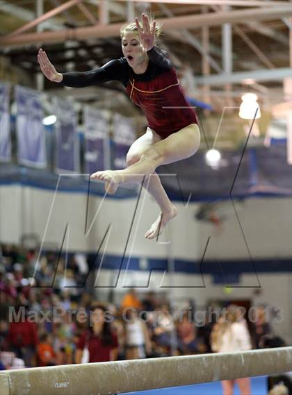 Thumbnail 2 in CHSAA 5A State Gymnastics Championships photogallery.