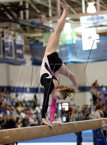 Thumbnail 3 in CHSAA 5A State Gymnastics Championships photogallery.