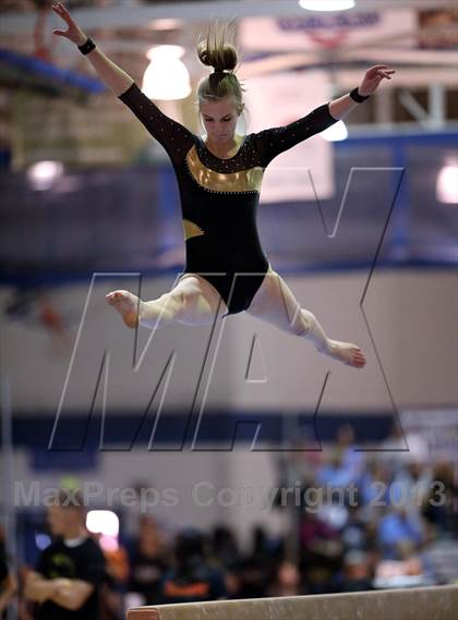 Thumbnail 3 in CHSAA 5A State Gymnastics Championships photogallery.