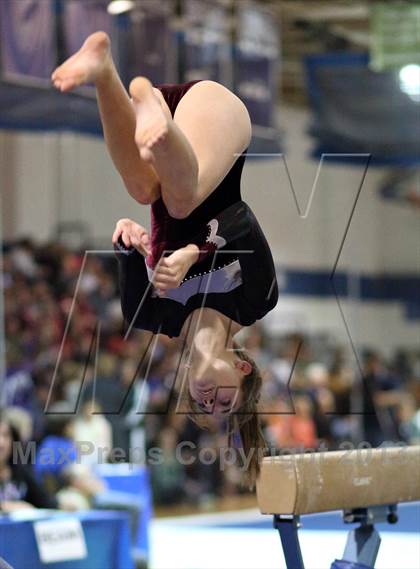 Thumbnail 3 in CHSAA 5A State Gymnastics Championships photogallery.