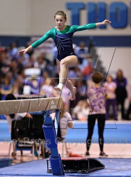 Thumbnail 1 in CHSAA 5A State Gymnastics Championships photogallery.