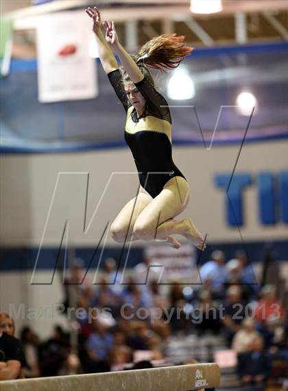 Thumbnail 2 in CHSAA 5A State Gymnastics Championships photogallery.