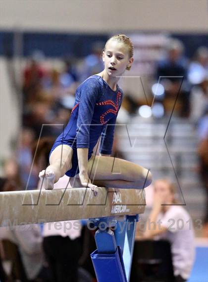 Thumbnail 1 in CHSAA 5A State Gymnastics Championships photogallery.