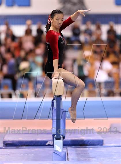 Thumbnail 1 in CHSAA 5A State Gymnastics Championships photogallery.