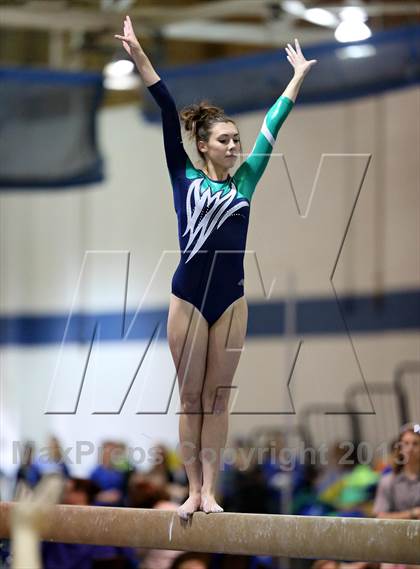 Thumbnail 1 in CHSAA 5A State Gymnastics Championships photogallery.