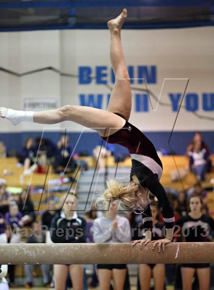 Thumbnail 3 in CHSAA 5A State Gymnastics Championships photogallery.
