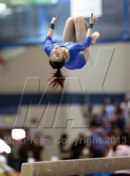 Thumbnail 3 in CHSAA 5A State Gymnastics Championships photogallery.