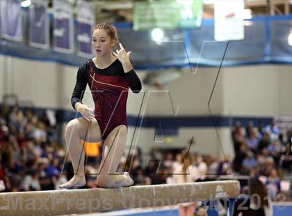 Thumbnail 3 in CHSAA 5A State Gymnastics Championships photogallery.
