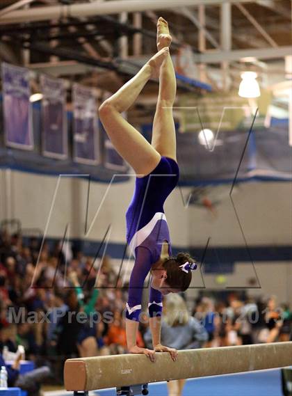 Thumbnail 3 in CHSAA 5A State Gymnastics Championships photogallery.