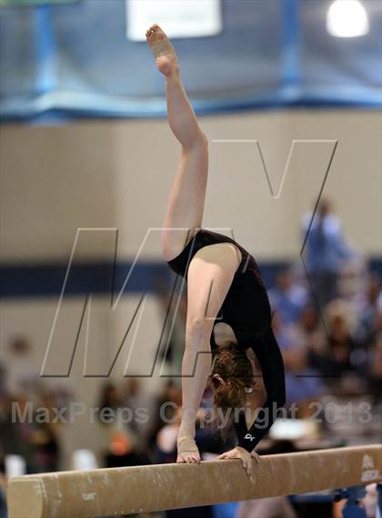 Thumbnail 3 in CHSAA 5A State Gymnastics Championships photogallery.