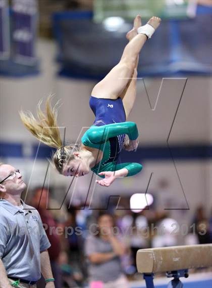 Thumbnail 1 in CHSAA 5A State Gymnastics Championships photogallery.