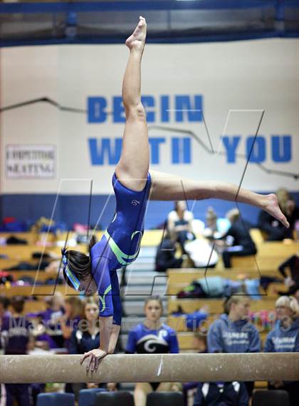 Thumbnail 1 in CHSAA 5A State Gymnastics Championships photogallery.