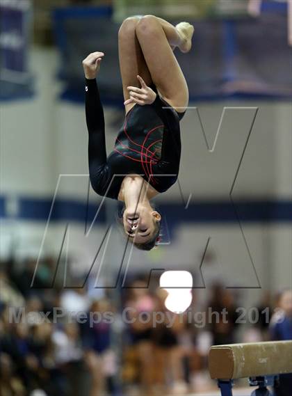 Thumbnail 3 in CHSAA 5A State Gymnastics Championships photogallery.