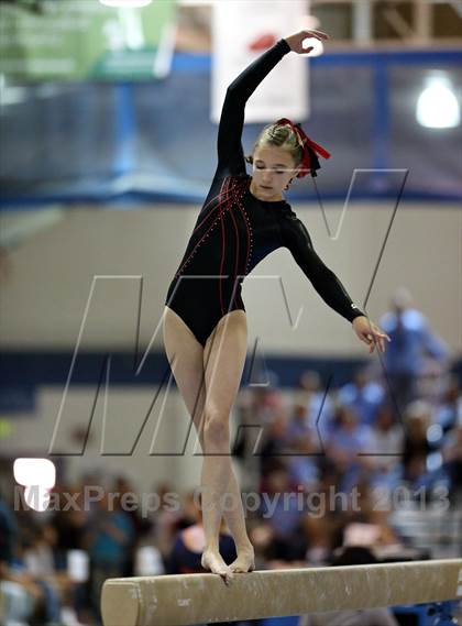 Thumbnail 1 in CHSAA 5A State Gymnastics Championships photogallery.