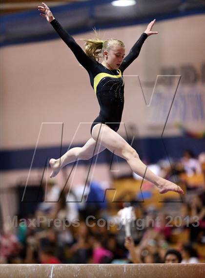 Thumbnail 1 in CHSAA 5A State Gymnastics Championships photogallery.