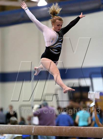 Thumbnail 3 in CHSAA 5A State Gymnastics Championships photogallery.