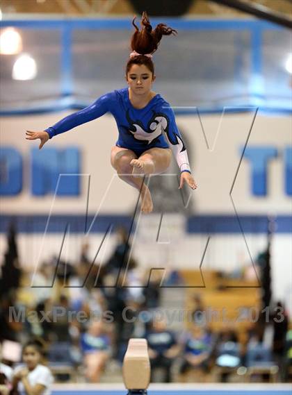 Thumbnail 2 in CHSAA 5A State Gymnastics Championships photogallery.