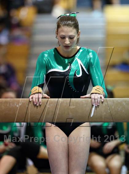 Thumbnail 1 in CHSAA 5A State Gymnastics Championships photogallery.